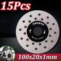 1-15Pcs Diamond Dry Cutting Disc 100mm Super Thin Cutting Disc Marble Thin Cutting Blade Discs for Porcelain Glass Ceramic Tile