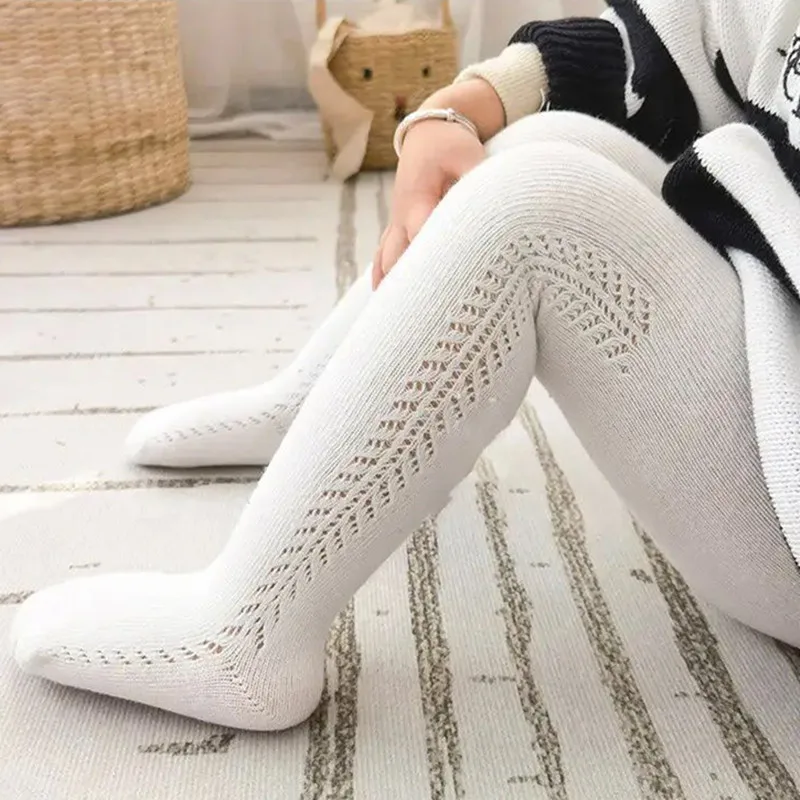 Spring Baby Tights For Girls Knitted Ribbed Children's Pantyhose Solid Mesh Toddler Cotton Leggings For Girls 0-8Years Tight kids pantyhose,ballet tights,toddler tights,kids leggings
