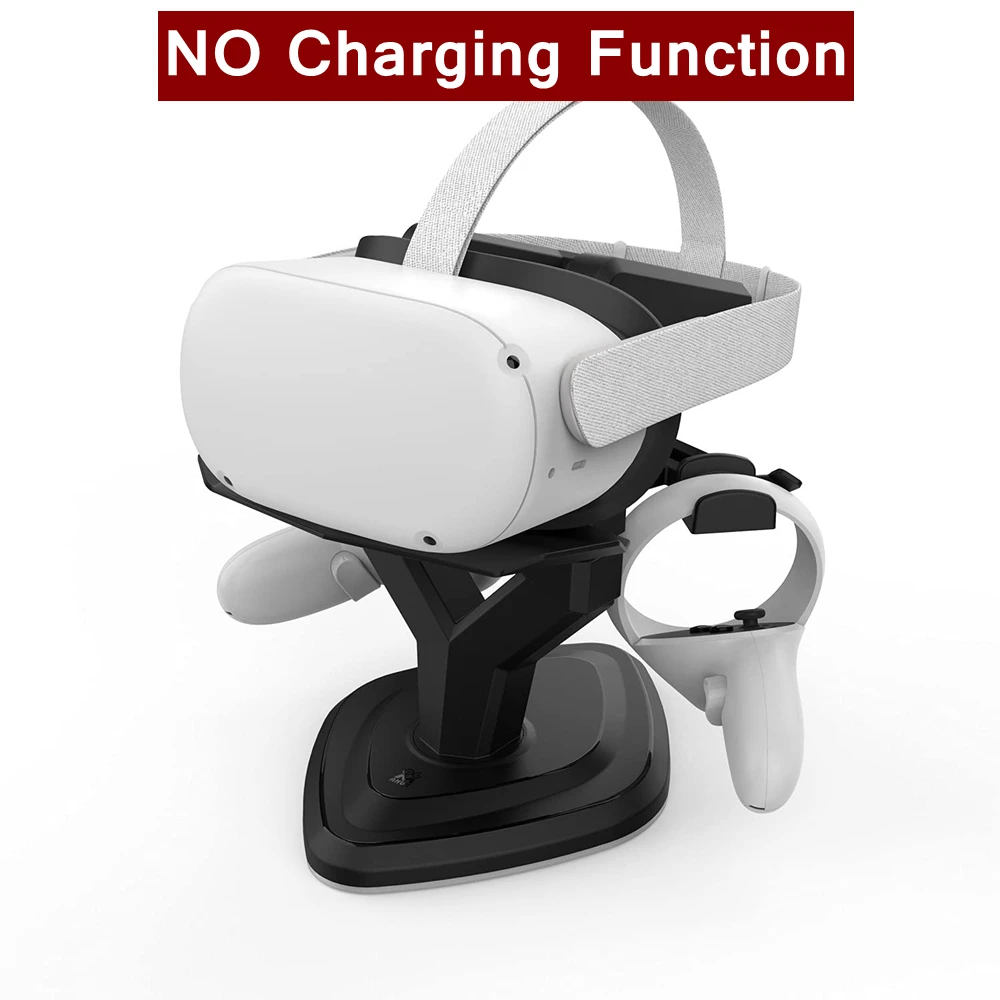 VR Headset Charging Dock For Meta Quest 2 Display Stand With RGB Light Charging Holder For Oculus 2 Oculus Rift S Accessories 