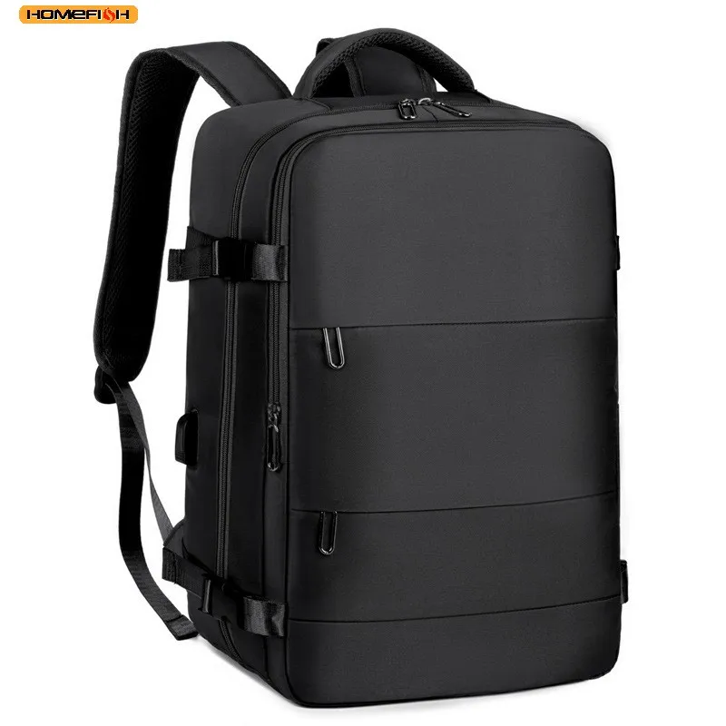 HOMEFISH 라이언에어 기내 가방 - 남녀 공용 15.6인치 노트북 비즈니스 여행 백팩 대학 학교 백팩