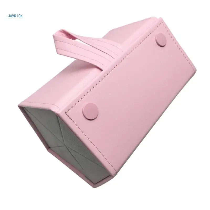 Fashion Sunglass Storage Rack Foldable PU Eyeglass with 5Slots