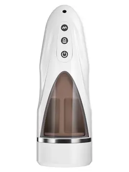 Automatic Sex Machines Toys Masturbator for Men Real Tongue Masturbation Cup Vaginal Pocket Pussy Blowjob Stroker Vibrating