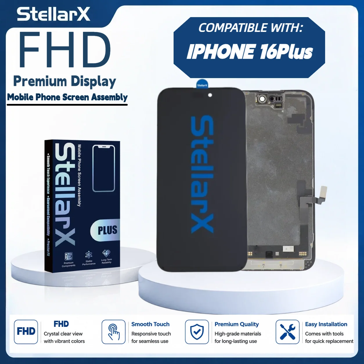 StellarX FHD High Color Gamut Screen Replacement Display