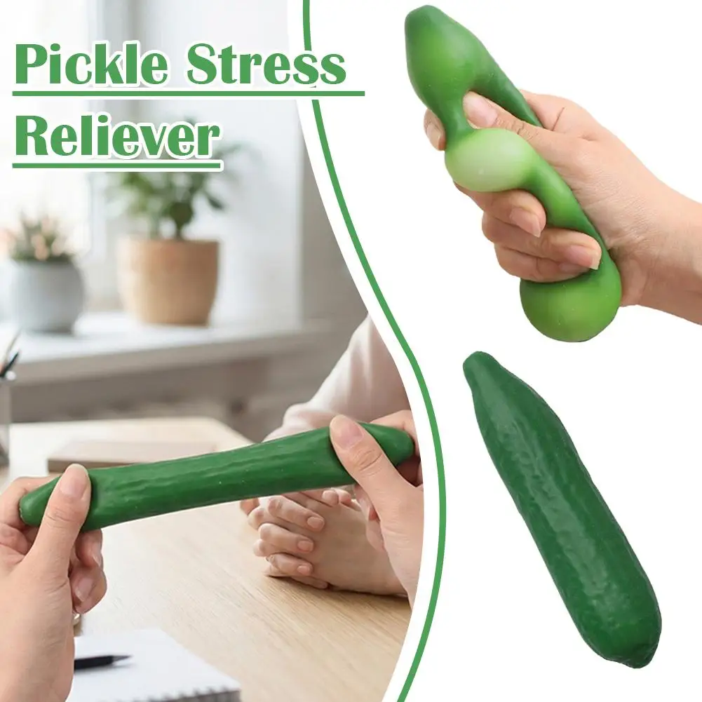 Simulated Cucumber Squeeze Toy Slow Rebound Stress Relief Prank_voghion.com