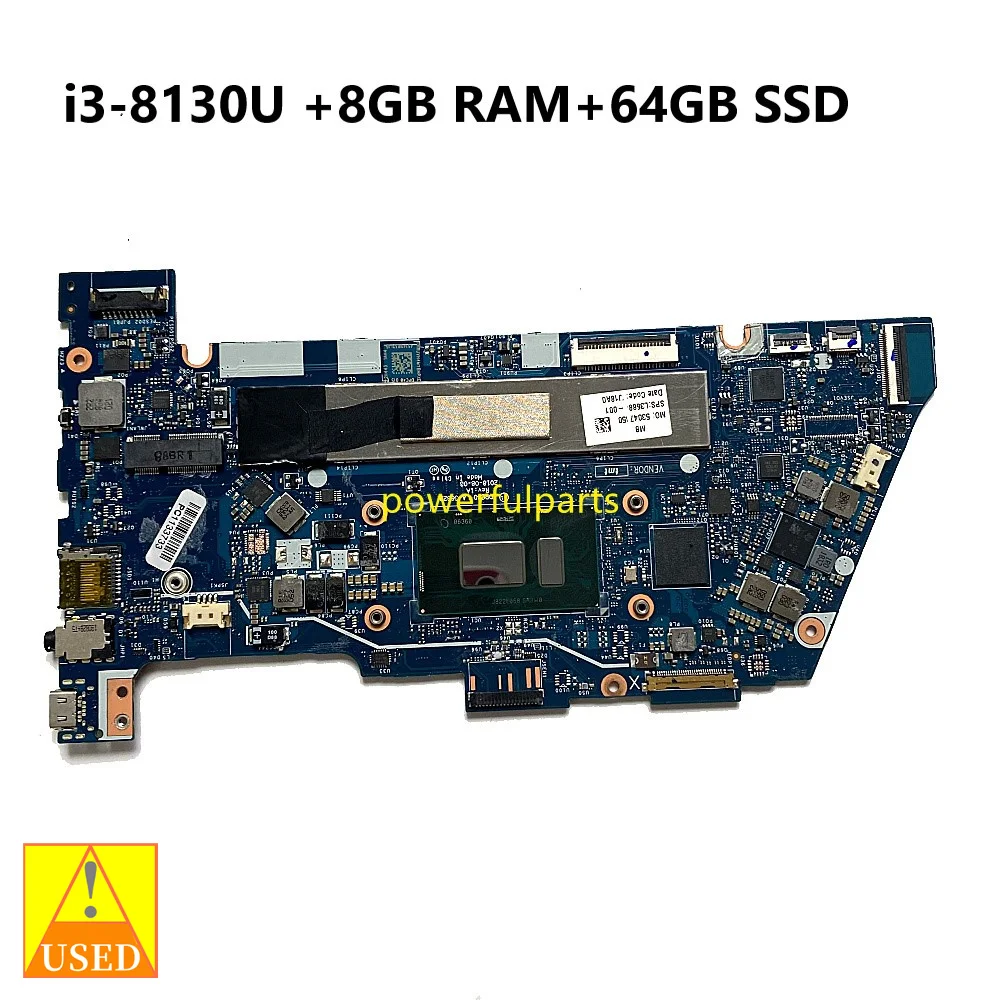 

Б/у, хорошо работает для Hp X360 14-DA, материнская плата со стандартным процессором + 8 Гб ОЗУ + 64 Гб SSD, встроенная DPC40