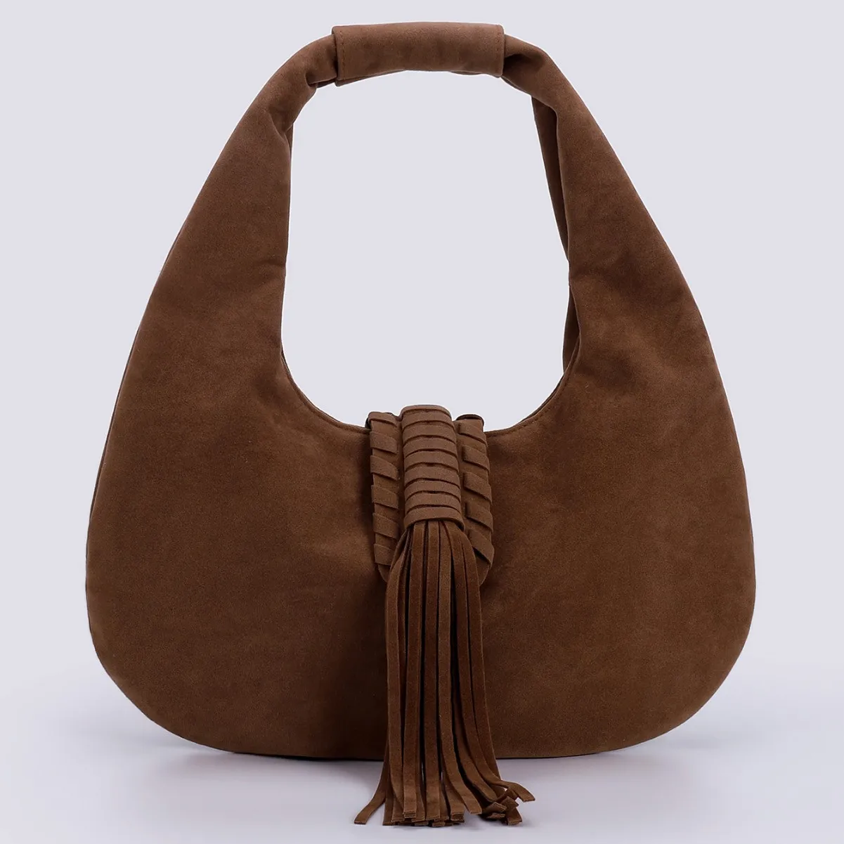 Vintage Large Capacity Underarm Bag Women's Tassel Handbag 2025 New Versatile Single Shoulder Crossbody Bag Commuting Tote Bag