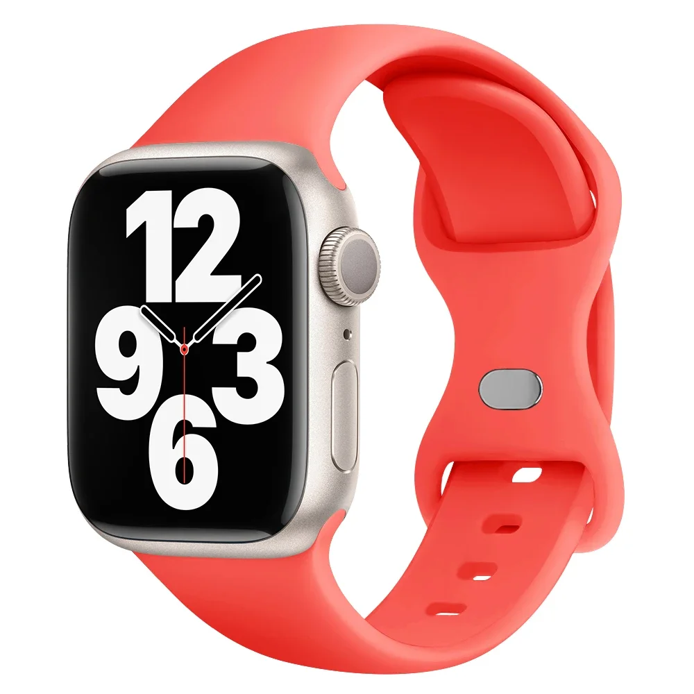 Premium Soft Silicone Smartwatch Band - Versatile Sport Strap Bracelet