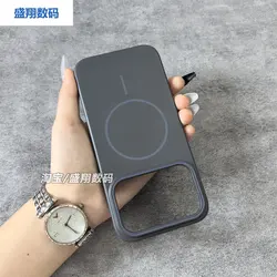 Luxury PC Matte Hard Back Cover with MagSafe Wireless Charging & Shockproof Protection for Honor 600 Pro (Carbon gray)