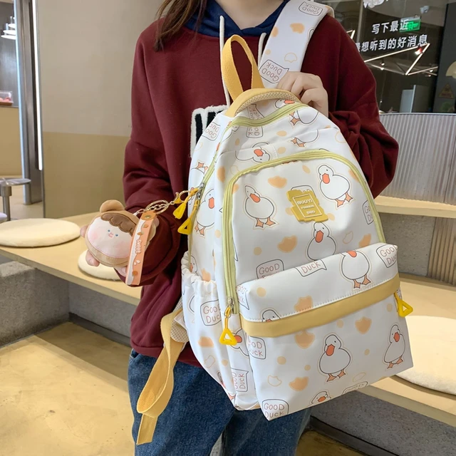 Japanese Kawaii Backpack Women Small School Bags For Teenage Girls Candy  Color Backpacks New Summer Fashion Student Bags Mochila