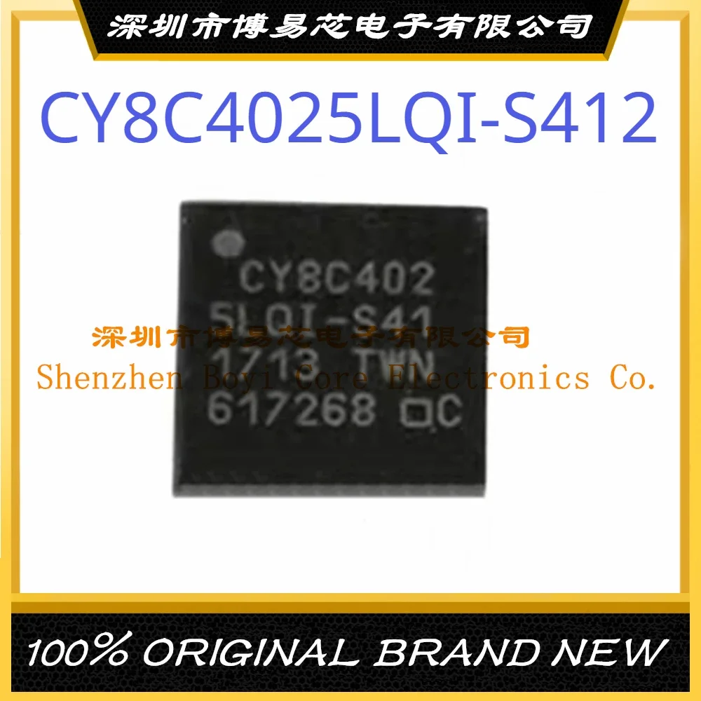 

CY8C4025LQI-S412 Packaging QFN-32 ARM Cortex-M0 24MHz Flash: 32K@x8bit IC Chip