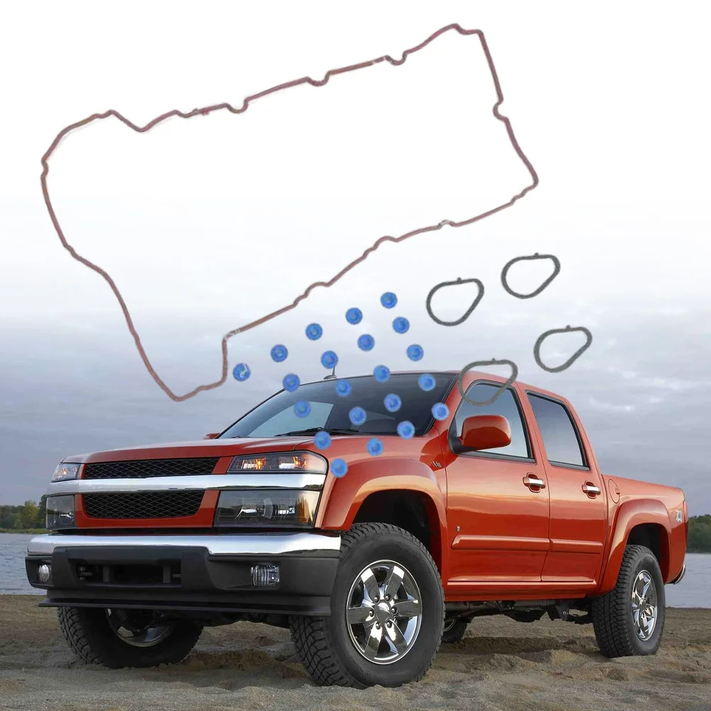 Chevrolet Colorado 용 VS50738R 2.9l 178cid l4 DOHC 2007-2012 밸브 커버 가스켓 세트 VS50659 89018221 151075301 VS25642