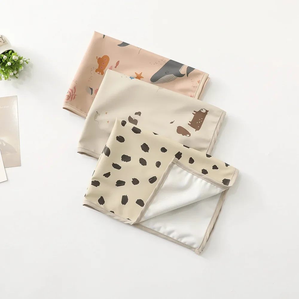 Diaper Changing Pad Soft PU Waterproof Leak Proof Washable Newborn Urine Pad Reusable Picnic Travel Mats