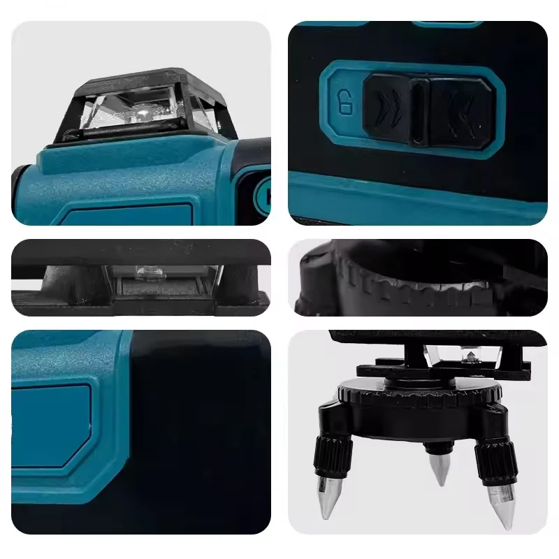 Fit Makita High-Precision Green Light Laser Level 16-Line 360 Horizontal Vertica
