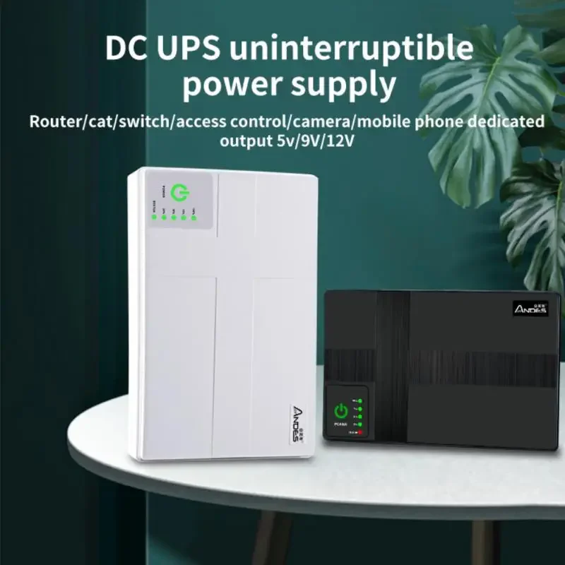 Power Supply 1036P EU Router 36W 10400mAh UPS Black Uninterruptible DC Backup Router Optical Modem Built-in Adapter POE 12V/24V