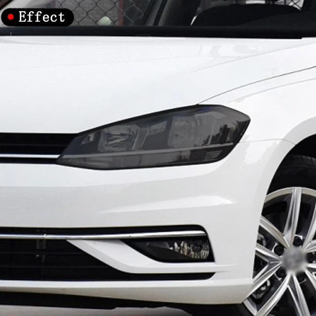 Auto Scheinwerfer Farbton Schwarz Schutzhülle Film Rücklicht Transparent  TPU Aufkleber Für Volkswagen VW Golf 7 MK7