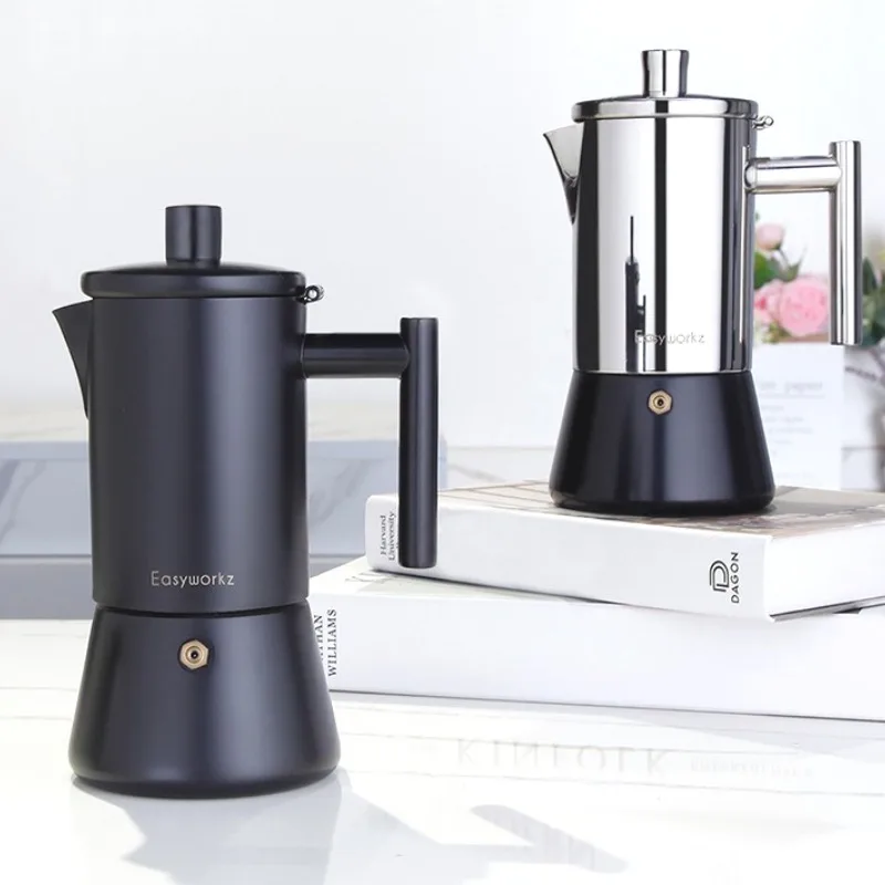 Easyworkz Pedro Stovetop Espresso Maker 4 Tazas 200ml De Pot