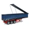 NEW 3 Axles Semi-Trailer 1/14 Metal Radio Remote Control Hydraulic Dump Gravel Trucks Toys TOUCAN RC Tractor Truck Car Vehicle 3