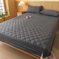 Protecteur de matelas épais et imperméable, drap-housse réglable et Durable, couvre-lit Anti-acariens antidérapants, 140/160x200 6
