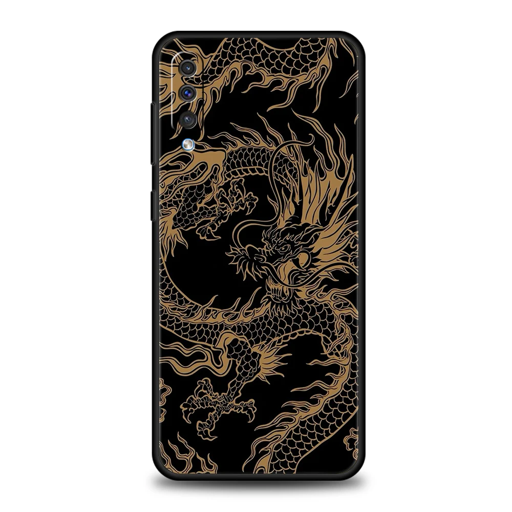 Silicone Chinese Dragon Phone Case - Durable & Stylish Protective Cover
