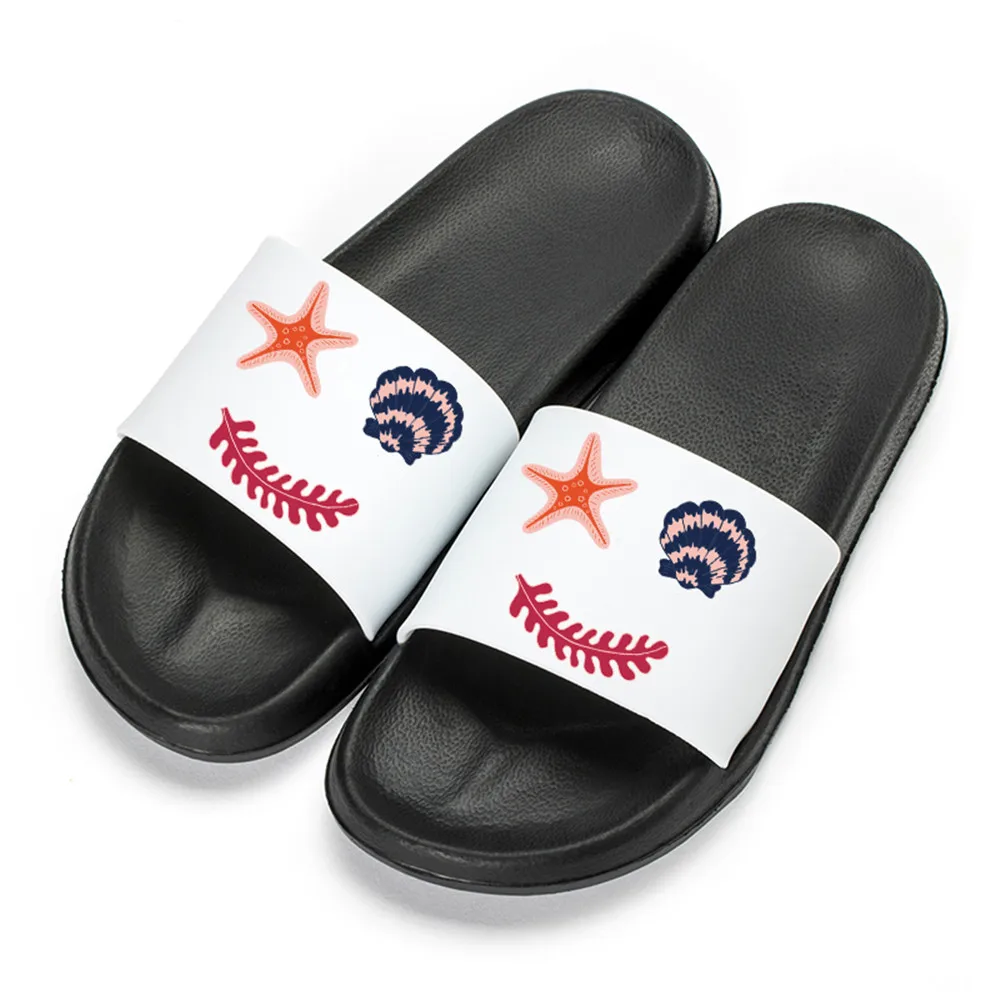 

Animals Printing Fashion Slippers Women Sole Sandals Summer Shoes Couple Beach Slides Home Shower Indoor Bathroom