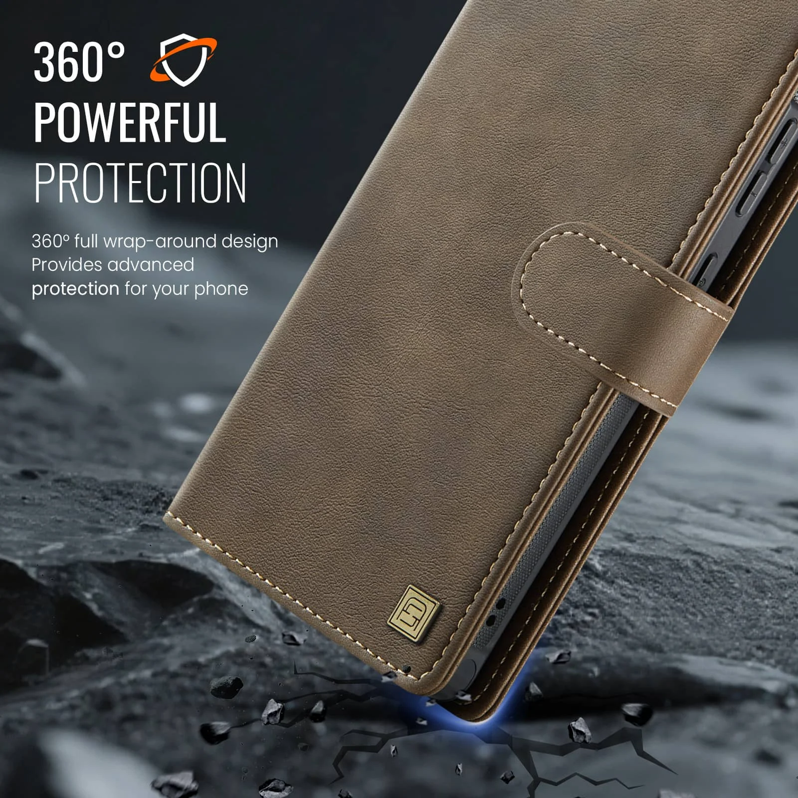 Premium Detachable Wallet Case | 2-in-1 Flip Folio with Card Holder, RFID Blocking, Kickstand & Shockproof Protection