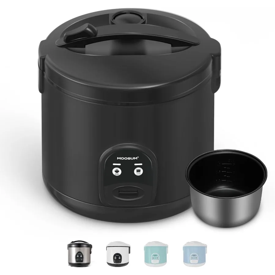 10-Cup Uncooked Rice Cooker Food Steamer with Ceramic Non-Toxic Inner Pot One-Touch Multifunction for Rice/Saute/Yogurt Dishwas