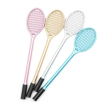 

19cm PVC Badminton Racket For Kids DIY Fluffy Slime Form Crystal Soil Kit Clear Slime Floam Putty Cream Keyboard Model Clay Tool