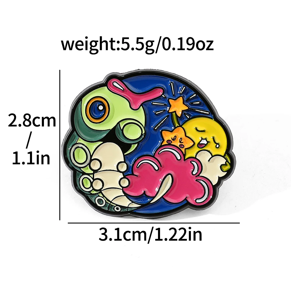 Pok&eacute;mon Metal enamel brooch Charmander Lapel Pin Backpack Clothing Jewelry Accessories 5 Pcs