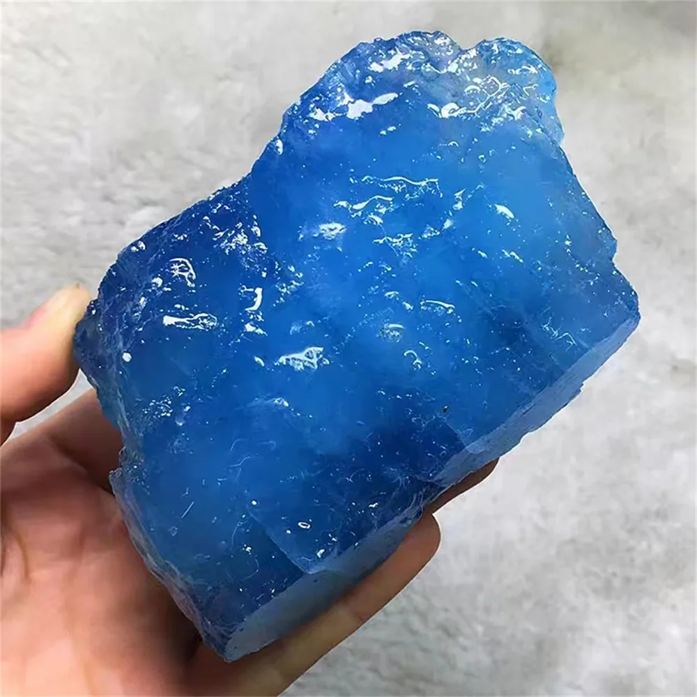 

100% Natural Aquamarine, Raw Stone, Natural Aquamarine Crystal, Reiki Healing Wealth Gems, Home Degaussing Decoration