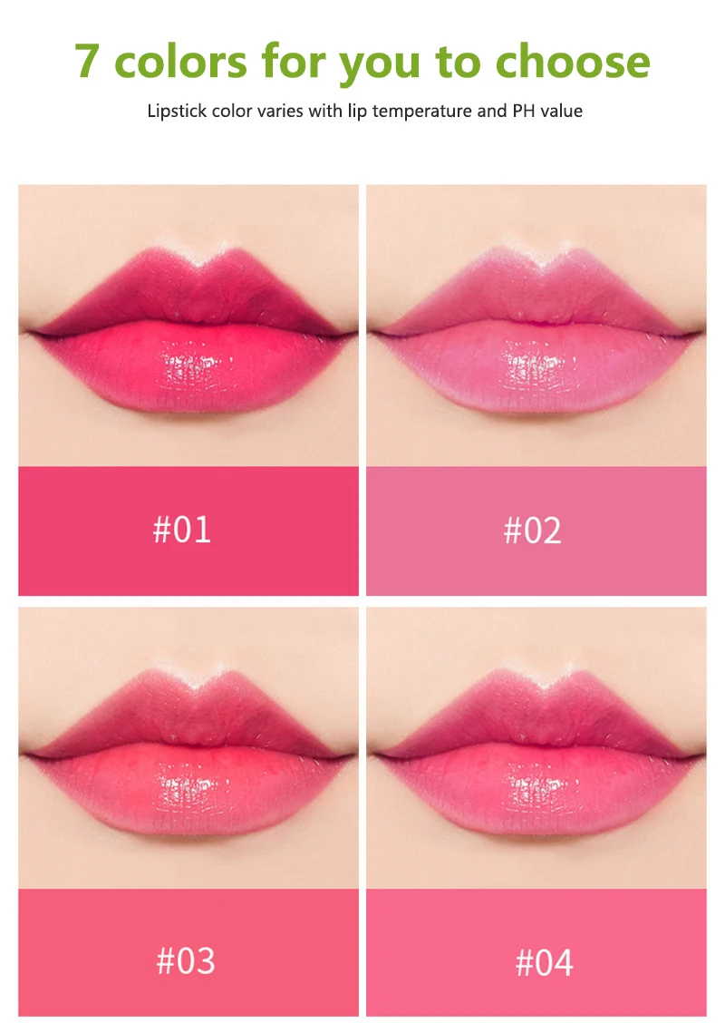 Aloe Vera Lippenstift Feuchtigkeitsspendend Farbverändernd_voghion.com