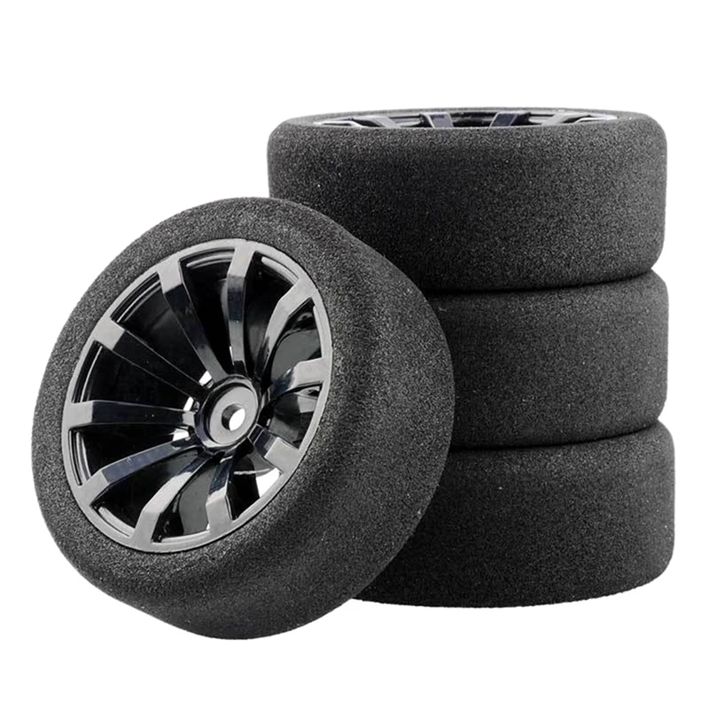 Per Il 1/10 Rs4 Kyosho Fw06 Sakura D4 Flat Sports Car Tt02 Simulazione Flat Sports Car Sponge Tire Racing Tire, Nero