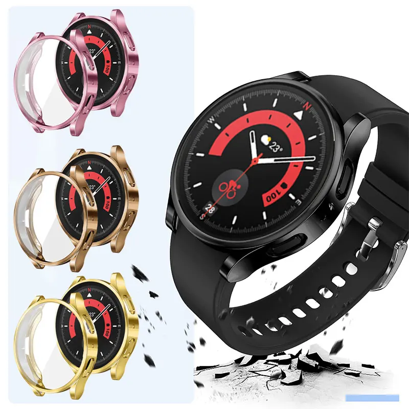 Copertura Completa Per Samsung Galaxy Watch 5 Pro Custodia 45Mm Custodia Protettiva Morbida In Tpu Per Galaxy Watch 5 Pro
