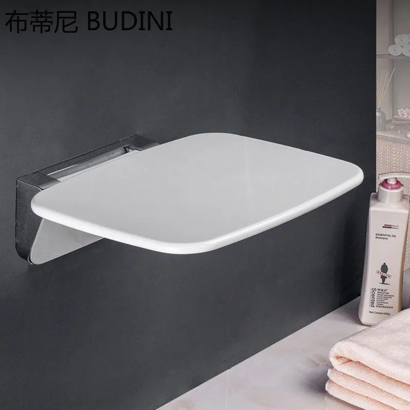 Bath Wall Chair Stool for Shower Bathroom Folding Seat Wall Stool Bath Elderly Toilet Shoe Changing