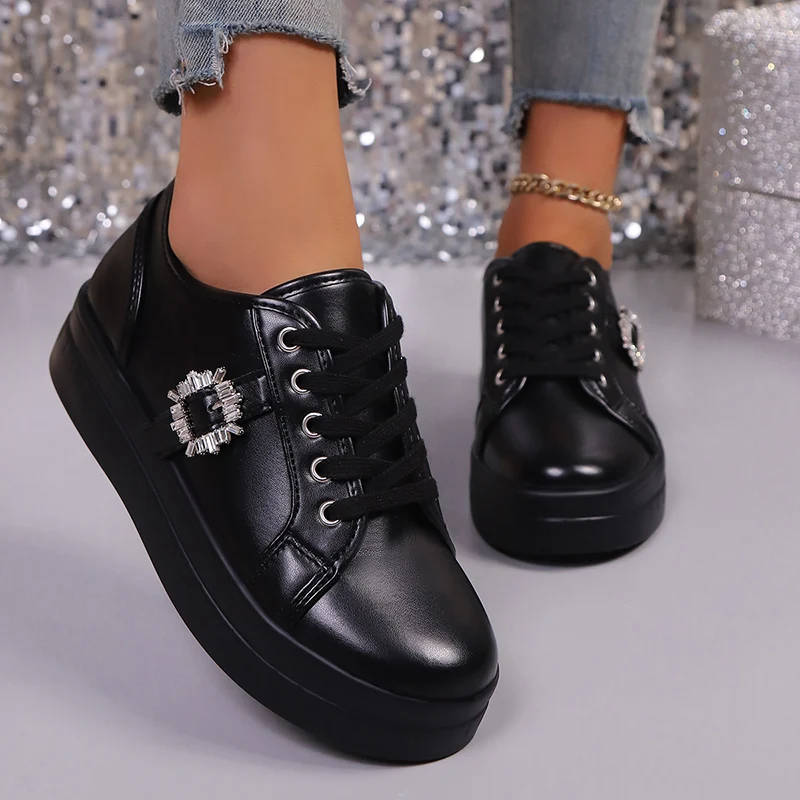 Women Fashion Sneakers Gold Silver - Uniqwear