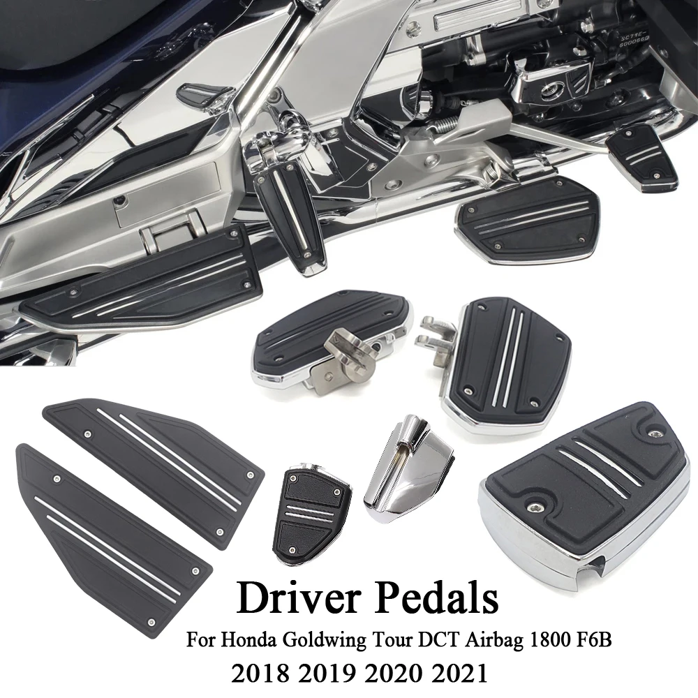 

Двойной Настил для Honda Goldwing 1800 F6B, хромированный настил для Honda Goldwing Tour DCT подушка безопасности 1800 F6B GL1800 2018 2019 2020 2021