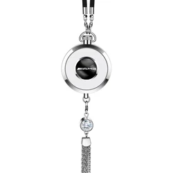 AMG Logo Car Interior Perfume Pendant Air Freshener Scent Bottle - Lemon and Pendant (1Set - AMG)