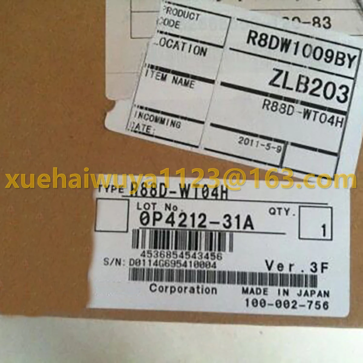 오리지널 서보 드라이버, R88D-WT04H R88D-WT08HL R88D-WT08H, 신제품