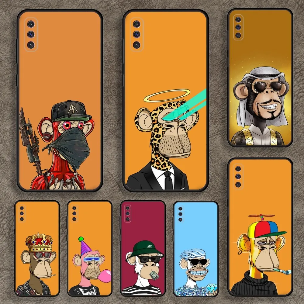 Custodia Per Telefono Noyed Ape Yacht Club Per Samsunga 91,80,73,72,71,70,53,52,51,42,41,40,32,31,30,22, 13 S 4G 5G Custodia Morbida Nera