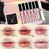 6Pcs/Box Matte Lipstick Set Lips Makeup Velvet Nude Lip Gloss Mirror Lip Glaze Foggy Tint Moisturizing Cosmetic Makeup For Girls 3