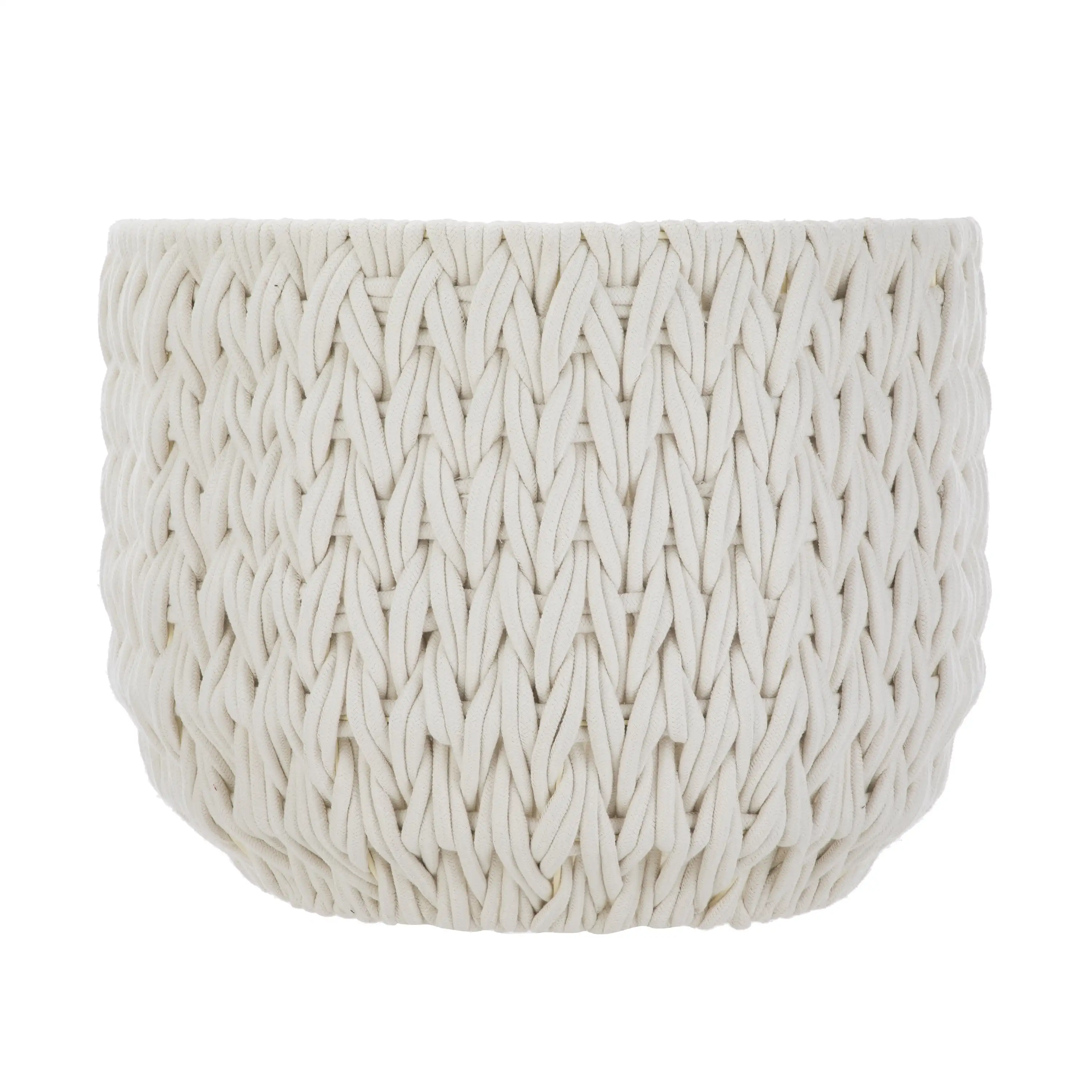 

Better Homes & Gardens Closed Weave Rope Basket, Vanilla Dream