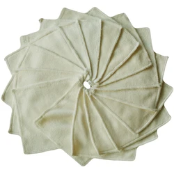 Eco-Friendly Bamboo Baby Wipes - Reusable & Washable, 12-Pack, 12cm x 12cm (BW12)