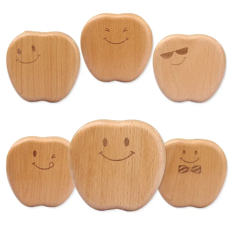 女の子と男の子のための木製の歯箱歯のオーガナイザー3〜6歳の子供のための