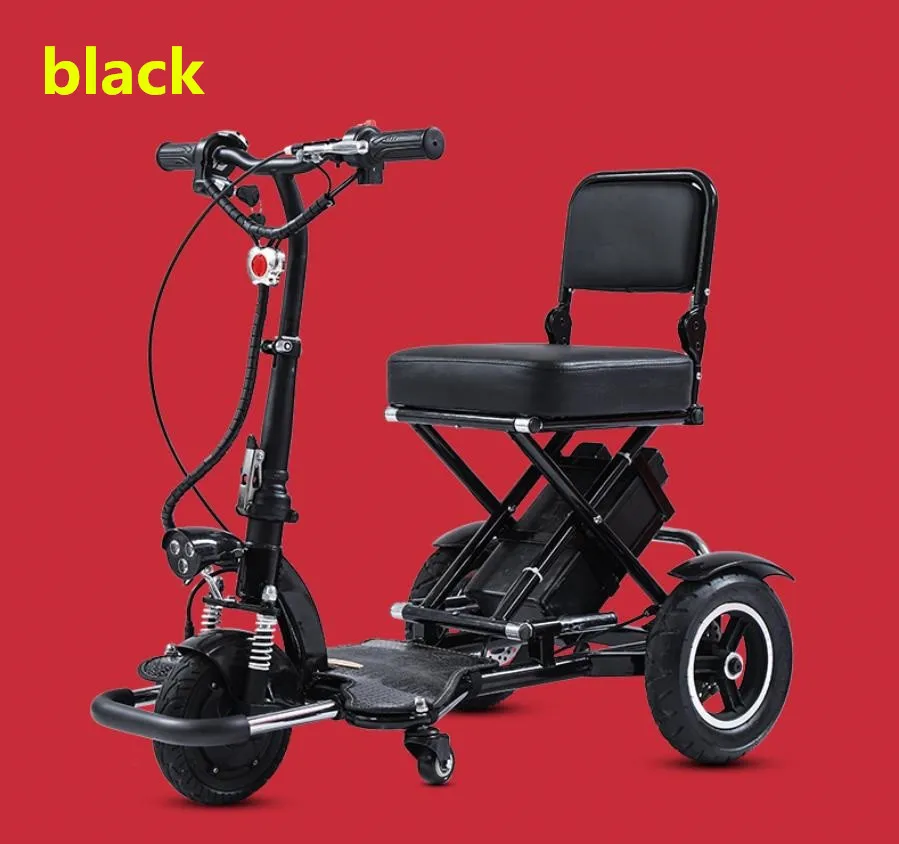 Folding Electric Tricycle for Adults Seniors Mobility Scooters Disabled