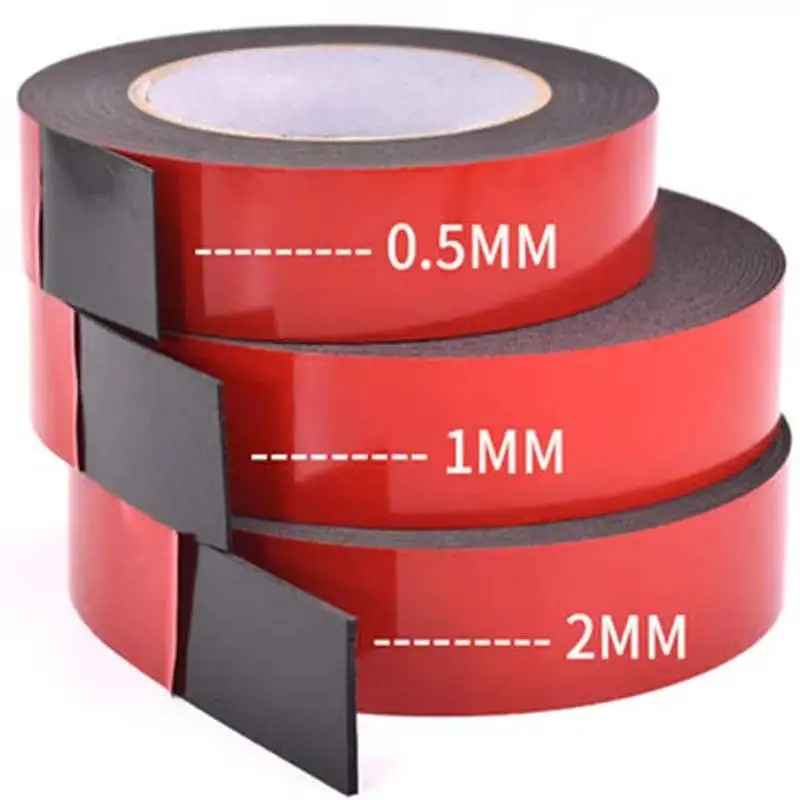 Description Picture 2 of item1mm Thickness Super Strong Double Side Adhesive Foam 5/8/10/12/15/18/20/24/25/30mm Wide For Mounting Fixing Pad Sealant