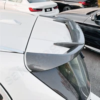 For BMW X1 Tail Roof Spoiler U11 Sport 2022-2024 M Performance Carbon Fiber Look Style Rear Trunk Spoiler Wing Lip Auto Parts 6