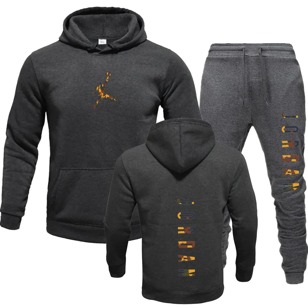 New Autumn Winter Men Women Tracksuit Hoodies + Pants 2Pcs Sets Suit Fashion Trend Hip Hop Y2K Clothing Sportswear Sweatshirts new autumn winter men women tracksuit hoodies pants 2pcs sets suit fashion trend hip hop y2k clothing sportswear sweatshirts