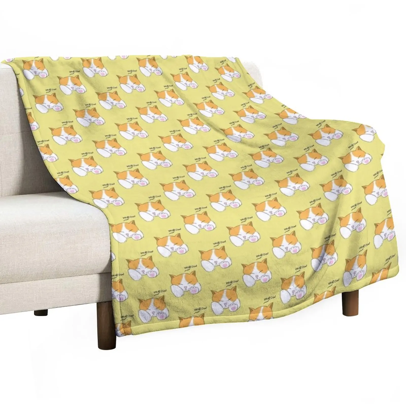 

New sleepy cute cat Throw Blanket Blankets Sofas Of Decoration Hair Blanket