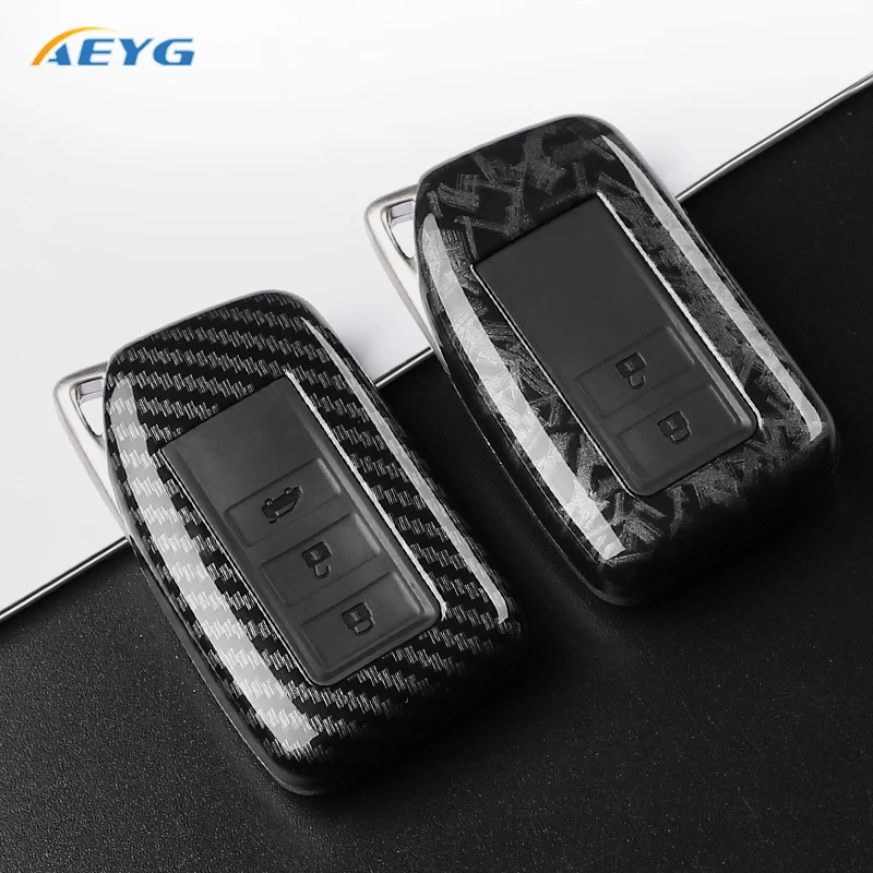 Premium Carbon Fiber Car Key Case Cover