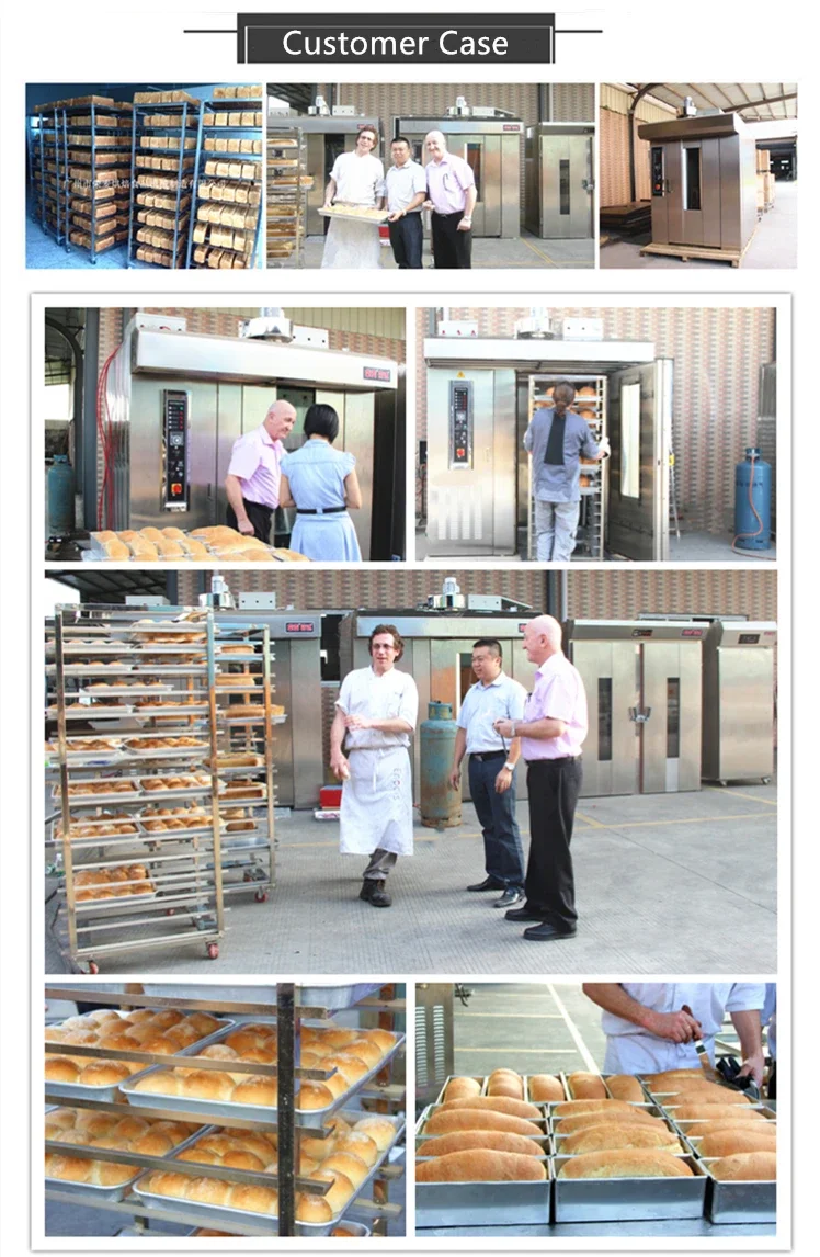 High Quality Electric Rotary Rotary Bakery Industrial Oven For Baking Cupcakes Cheese Cup Cake Sausages Restaurant 5