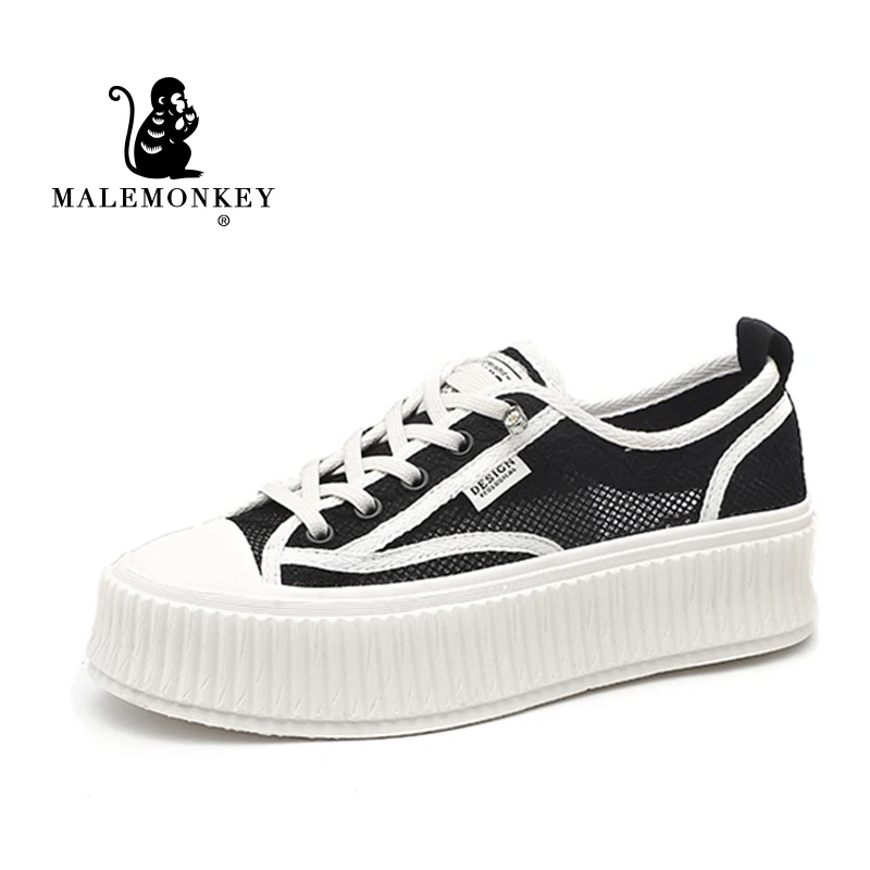 Casual Shoes Women 2022 Summer Fashion Breathable Lace Walk Comfort Platform Sole Female Flat Shoes Zapatillas Mujer Handmade| | - AliExpress